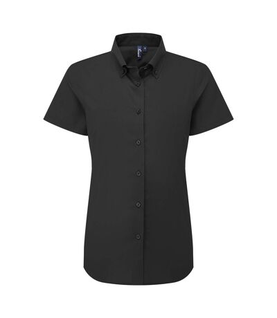 Chemise Habillée Manches Courtes Supreme Femme Noir Premier