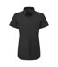Chemise Habillée Manches Courtes Supreme Femme Noir Premier-1
