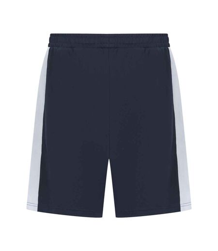Mens knitted shorts navy/white Finden & Hales