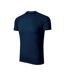 T-shirt Manches Raglan Motif/style Uni Destiny Homme Bleu Marine Foncé Malfini-3