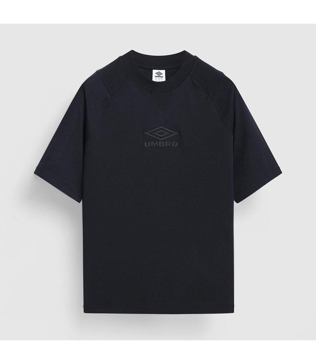 Mens Iconic Boxy T-shirt Black Volcanic Ash Umbro-1