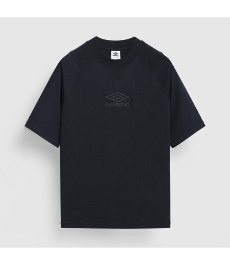 Mens Iconic Boxy T-shirt Black Volcanic Ash Umbro