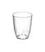 Lot de 6 Gobelets Plastique Réutilisable Martelé 38cl Transparent-2