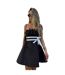 Robe Courte Sans Manches Motif/style Nœud Femme Noir Collective The Label-2