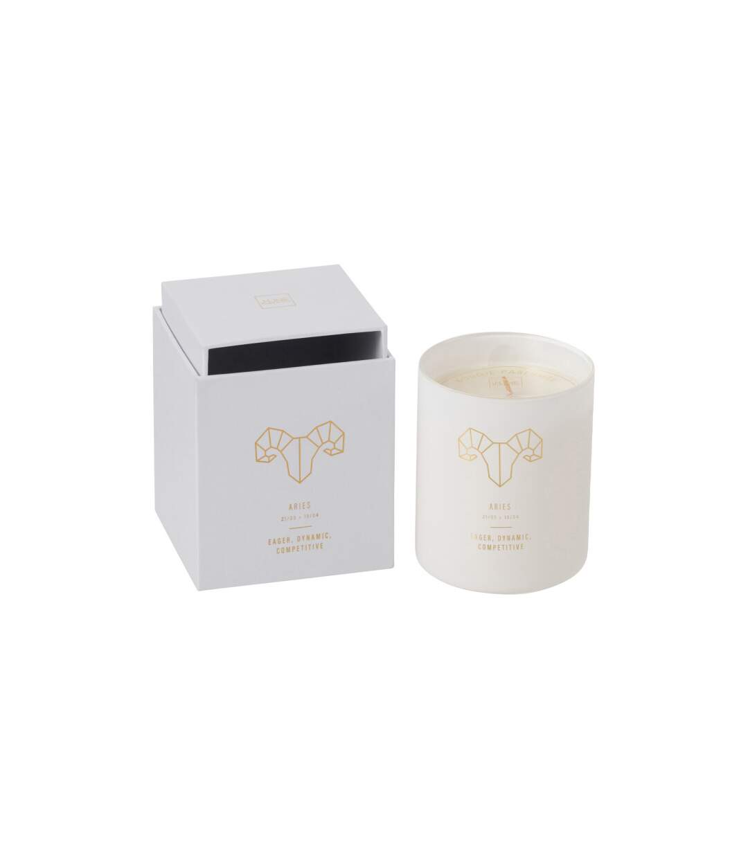 Bougie Parfumée Bélier 10cm Sapphire Amber Tea-1