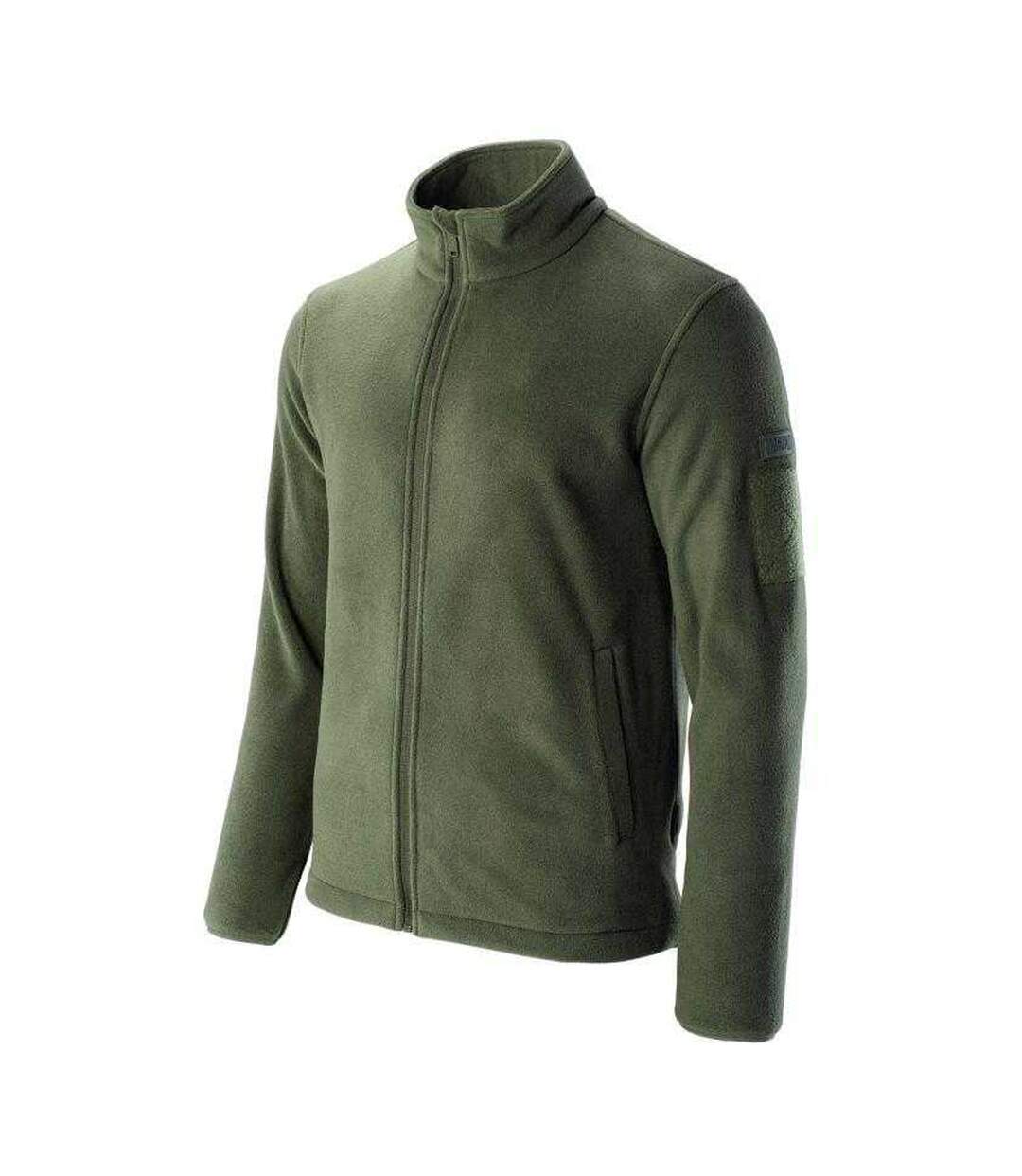 Mens Essential Fleece Jacket Green Magnum-3