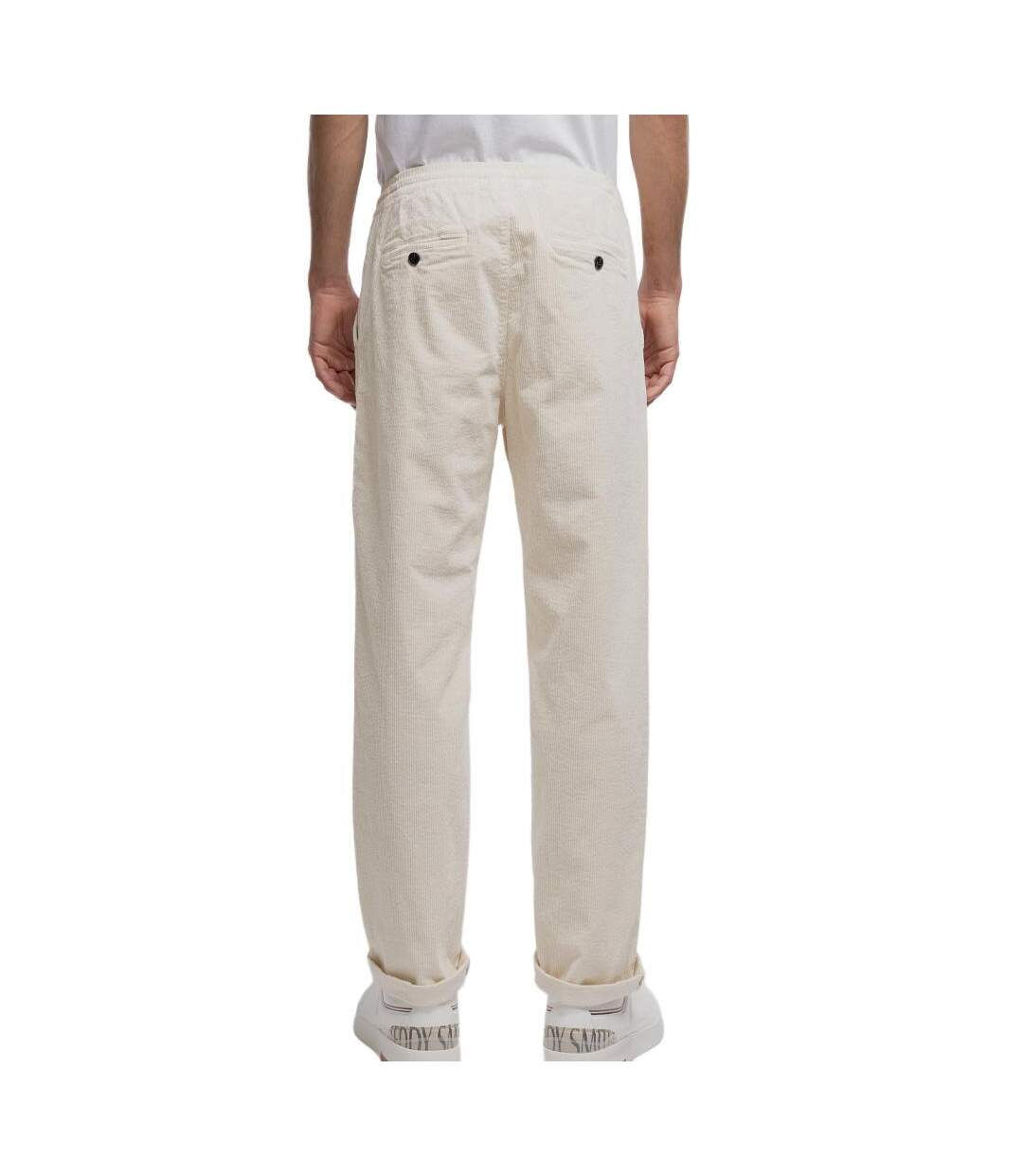 Pantalon en velours beige homme teddy smith pywan 20-2
