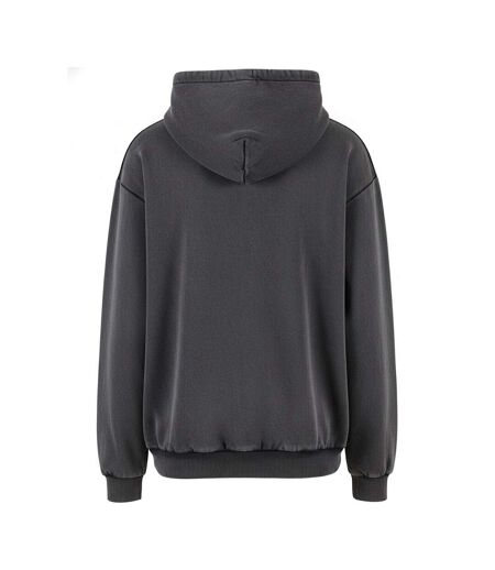 Sweat À Capuche Style Rétro Homme Anthracite Build Your Brand