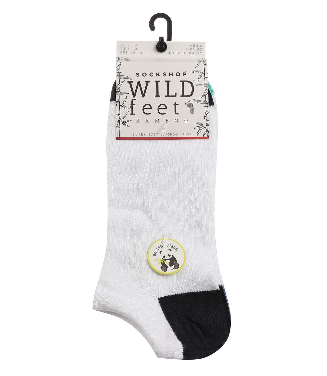 Wild Feet - 3 Paires Chaussettes Bambou Homme Basses | Chaussettes Courtes-2