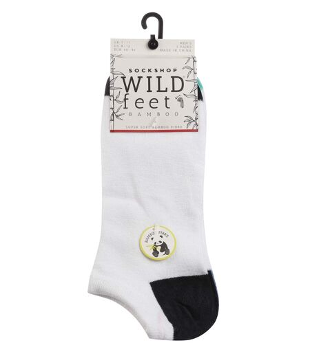 Wild Feet - 3 Paires Chaussettes Bambou Homme Basses | Chaussettes Courtes