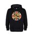 Unisex Adult Union Jack Circle The Who Hoodie Black Amplified-1