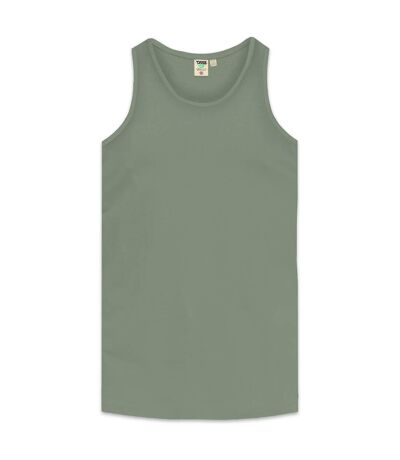 Duke Mens Fabio-2 Muscle Vest (Khaki) - UTDC168