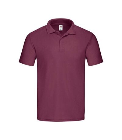 Polo Original Adulte Bordeaux Fruit Of The Loom