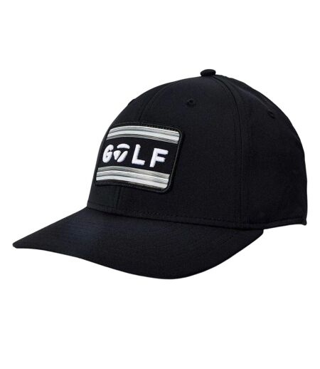 Mens Patch Baseball Cap Black TaylorMade
