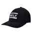 Mens Patch Baseball Cap Black TaylorMade-1