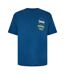 T-shirt Motif/style Platine Boiler Room Homme Bleu Pleasures-2