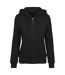 Veste À Capuche Merch Femme Noir Build Your Brand-1