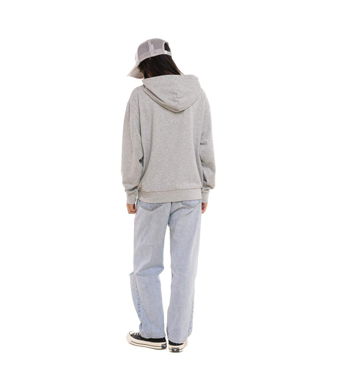 Sweat à capuche femme fr. terry 280GSM touché pêche print devant Lova Vondutch-5