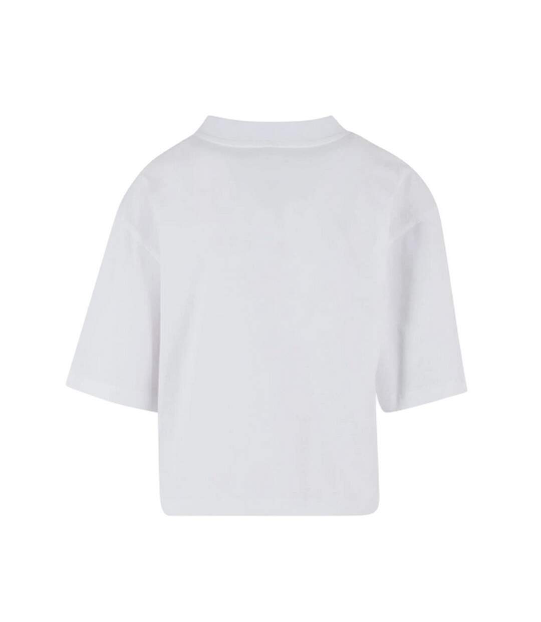 Womens/ladies Oversized T-shirt White New Morning Studios-3