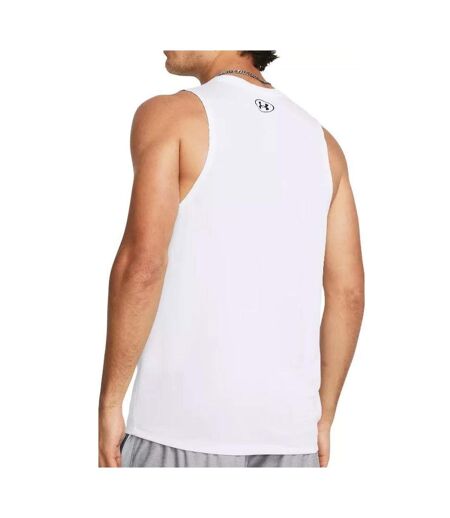 Débardeur blanc  homme under armour tech