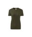 T-shirt Motif/style Classique Femme Vert Malfini-2