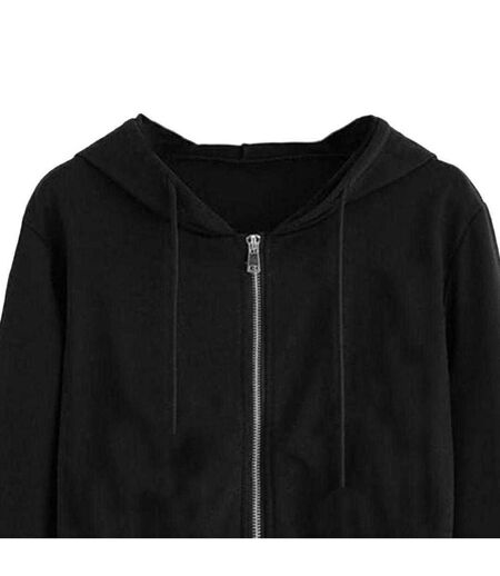 Veste À Capuche Femme Noir Miso
