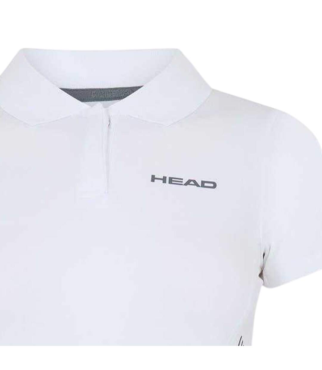 Polo Motif/style Logo Club Femme Bleu Clair Head-3