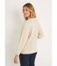 Pull doux maille irisée torsadée ajourée laine-2