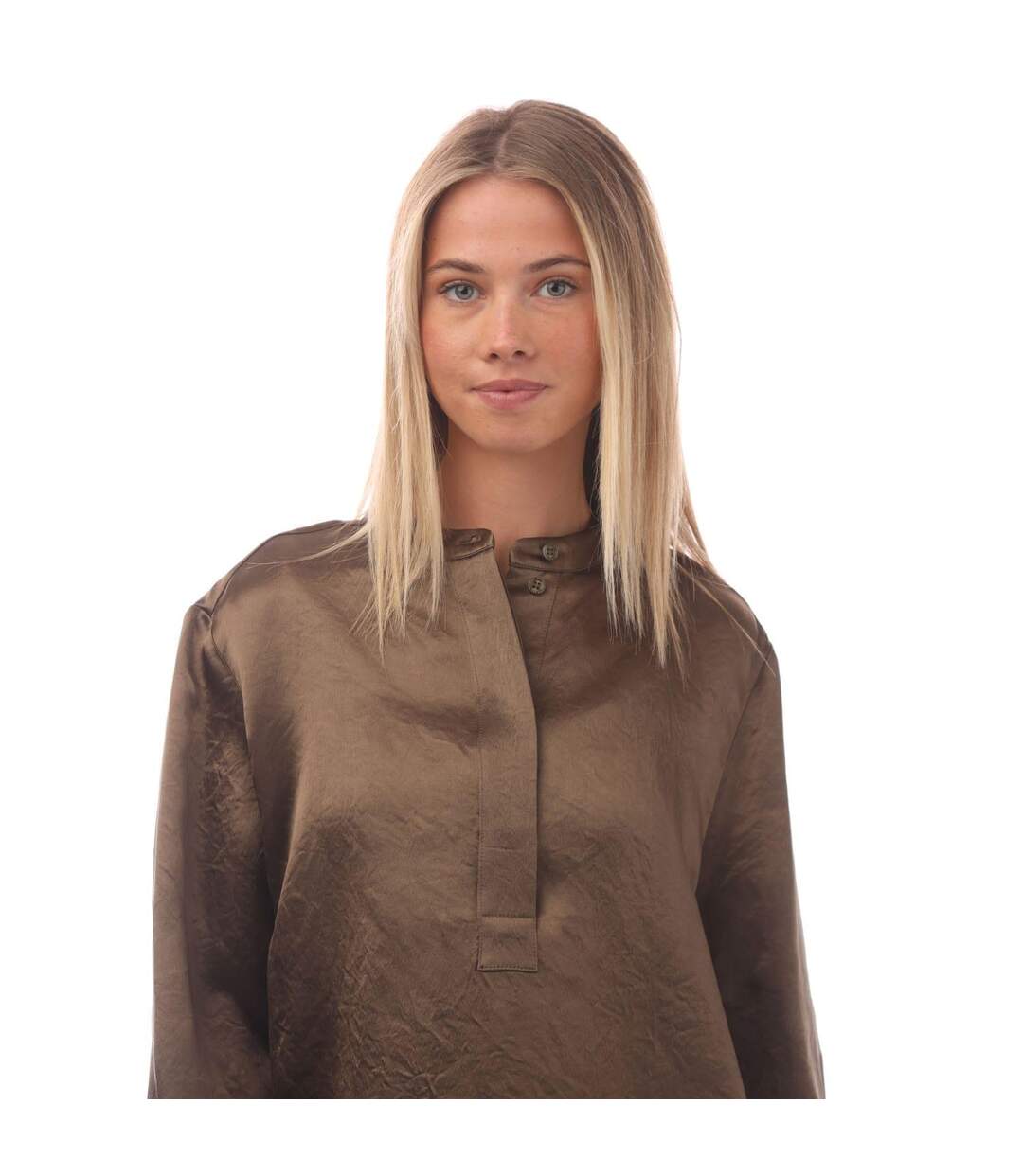 Womens/ladies Beshiny Blouse Green Hugo Boss-4