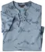 Le Tee-Shirt Tie & Dye à Col Lacé-1
