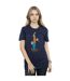 Disney Femme/Les femmes Goofy Christmas Lights Coton Boyfriend T-Shirt (Bleu marine) - UTBI37727-2