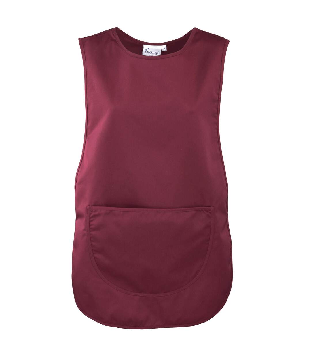 Premier Ladies/Womens Pocket Tabard / Workwear (Burgundy) (UTRW1078)-1