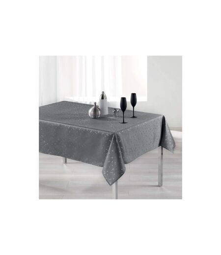 Nappe Rectangulaire Imprimée Shantung 150x200cm Gris