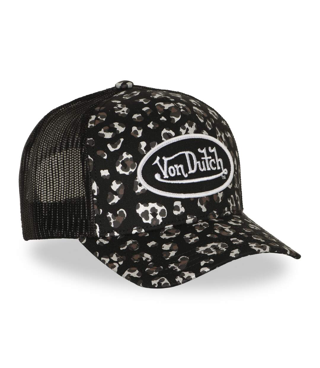 Casquette baseball avec filet et patch Leopard Foil Vondutch-4