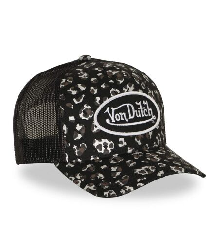 Casquette baseball avec filet et patch Leopard Foil Vondutch