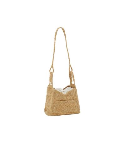 Sac bandoulière en jute tressé