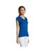 T-shirt Moon Femme Bleu Roi SOLS-1