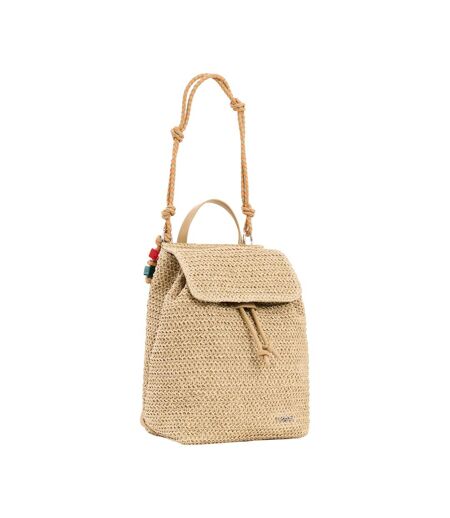 Sac à Dos Desigual Half Logo Raffia Luena Mini