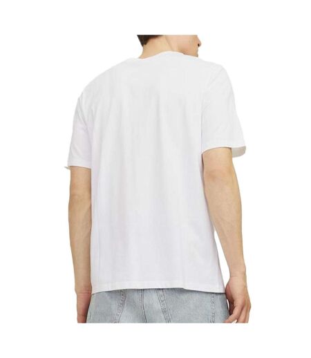 T-Shirt blanc homme jack & jones whtiley - l