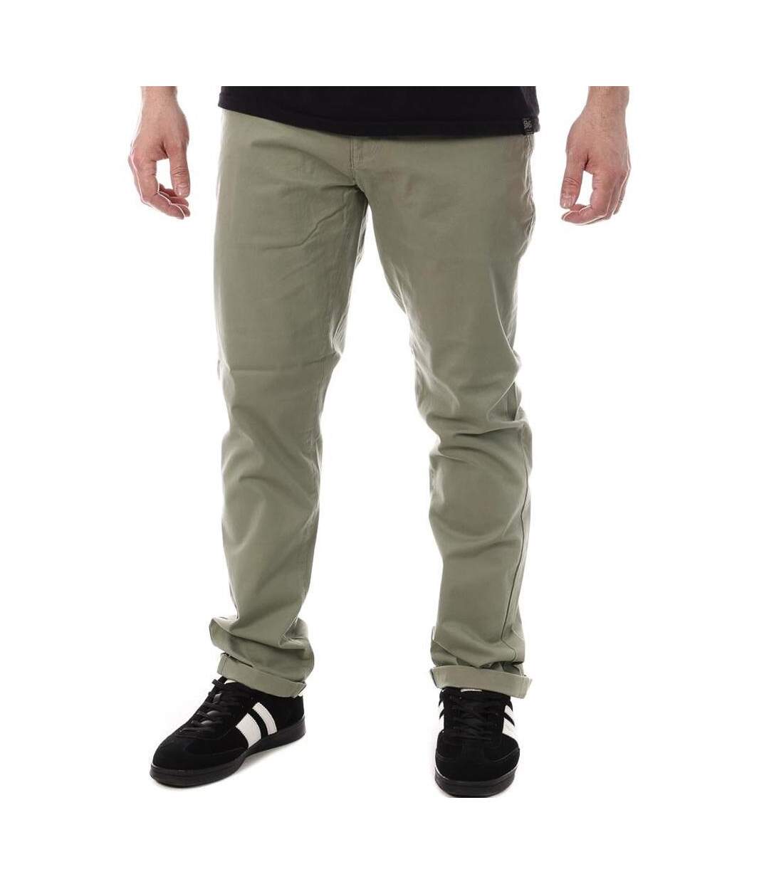 Pantalon chino kaki homme paname brothers costa1-1