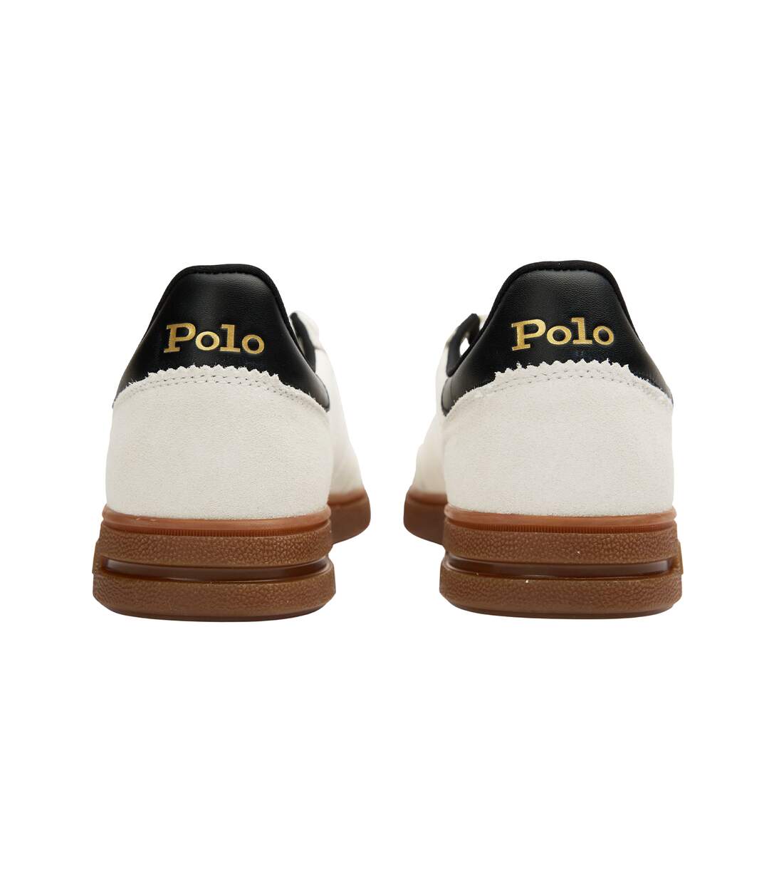 Baskets Motif/style Logo Brodé Bedford Homme Blanc Noir Ralph Lauren-2