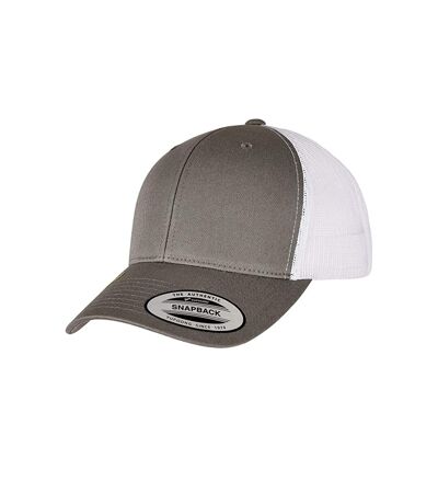 Casquette trucker classics adulte gris / blanc Flexfit