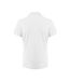 Womens/ladies Smash Polo Shirt White Printer RED-2