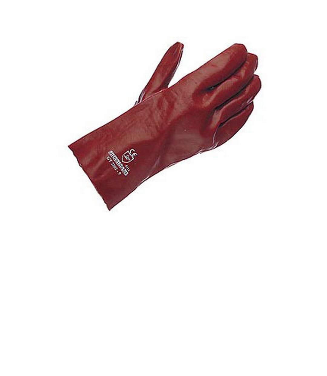 Gants en PVC - Adulte mixte (Rouge) (Large) - UTTL1259