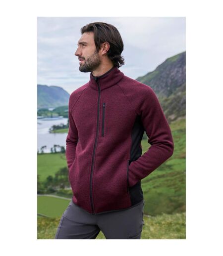 Veste polaire treston homme bordeaux Mountain Warehouse