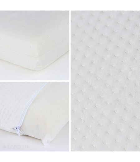 Traversin plat ASCONA mousse à mémoire de forme Viscose de soja