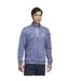 Mens Ultimate 365 Durable Water Repellent Sweatshirt Indigo Lemon Adidas-1