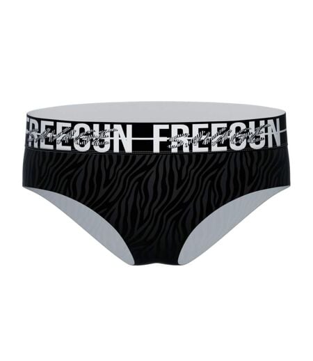 Lot de 4 culottes femme Leopard Freegun