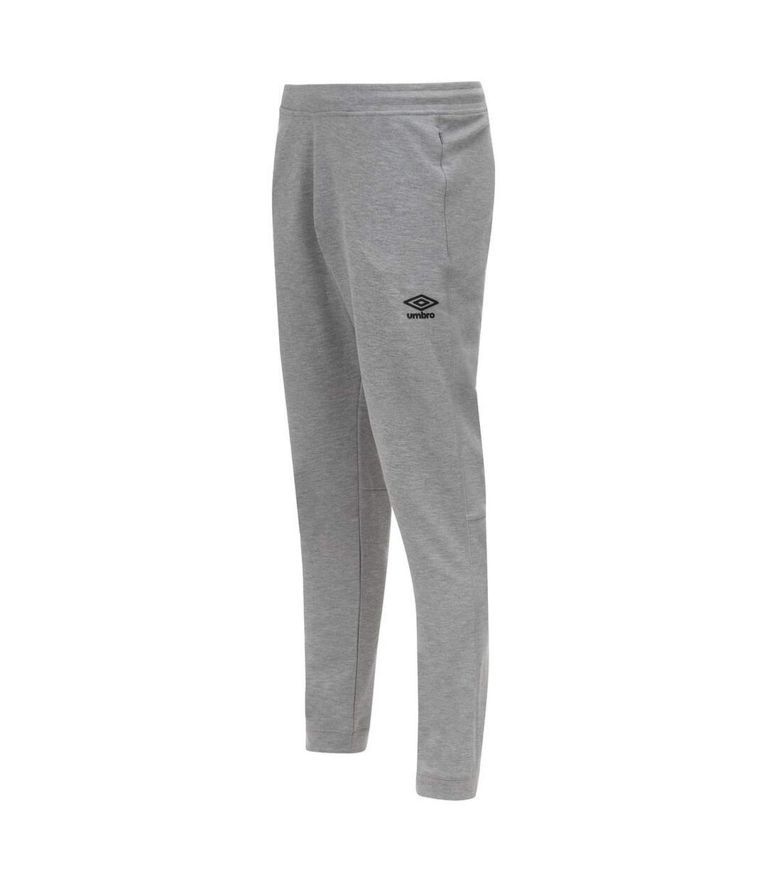 Mens pro fleece jogging bottoms grey marl/black Umbro-1