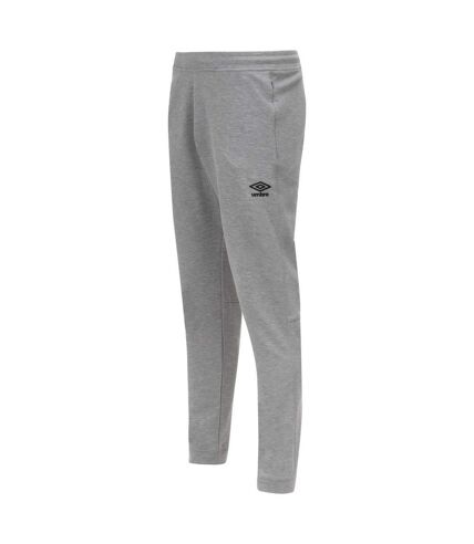 Mens pro fleece jogging bottoms grey marl/black Umbro